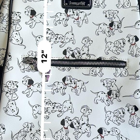 Loungefly Black and White 101 Dalmatian Backpack main image 7